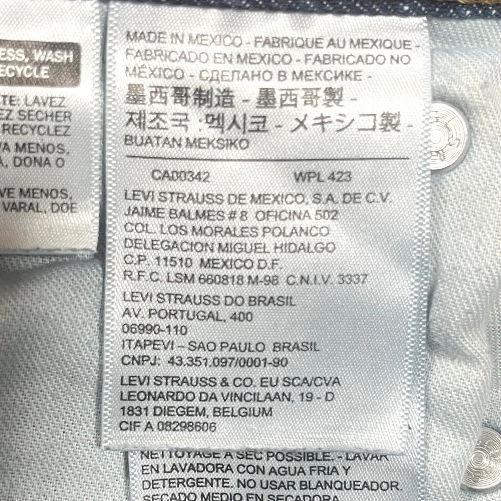 Levis 514 Regular Straight Jeans Mens 30x32 (Fits 30x31) 100% Cotton Denim